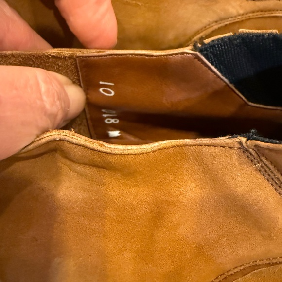 Maine Woods Women’s Vintage Tan Leather Cowboy Booties sz 10 - Picture 9 of 9